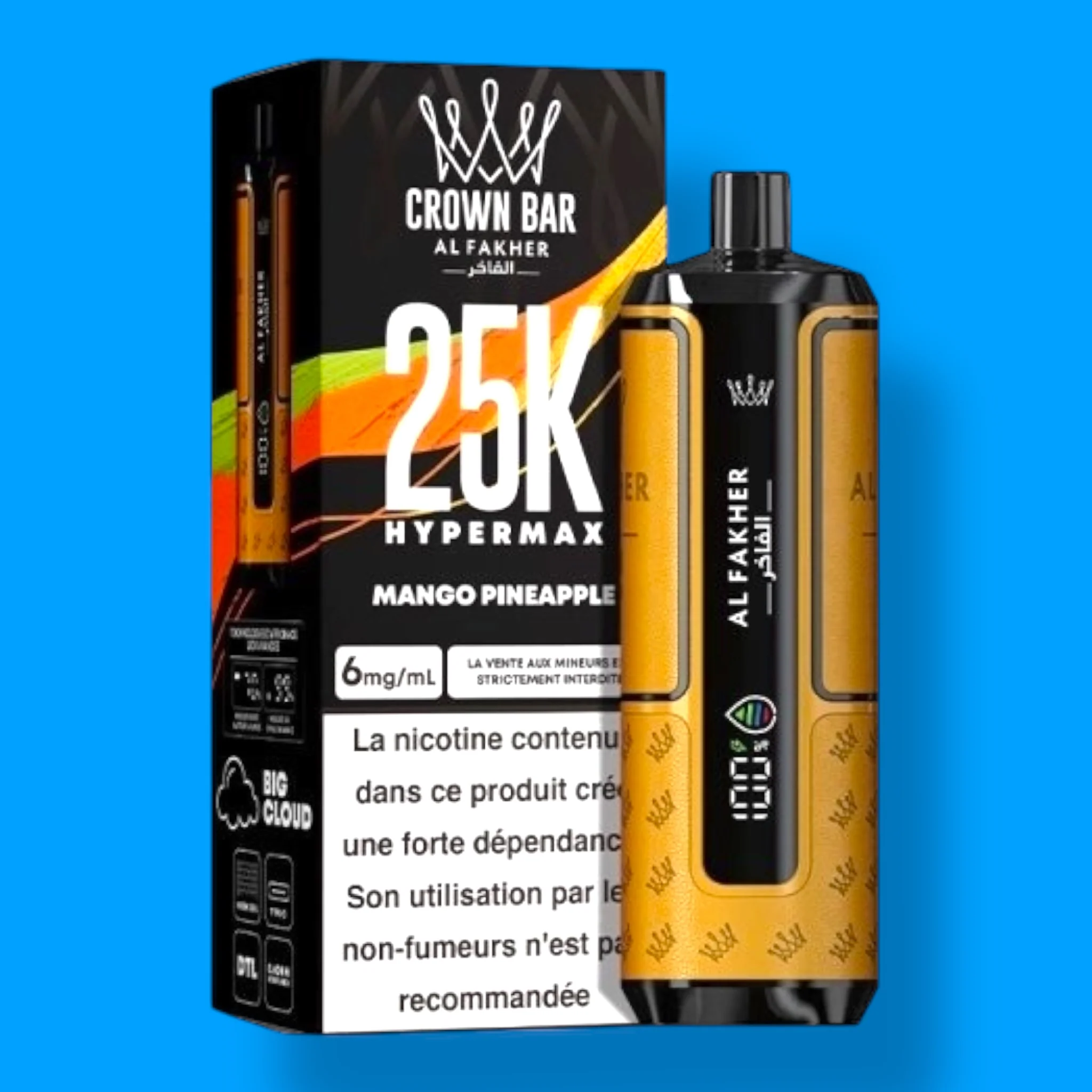 Puff AL FAKHER 25K HYPER MAX CROWN BAR - Image 5